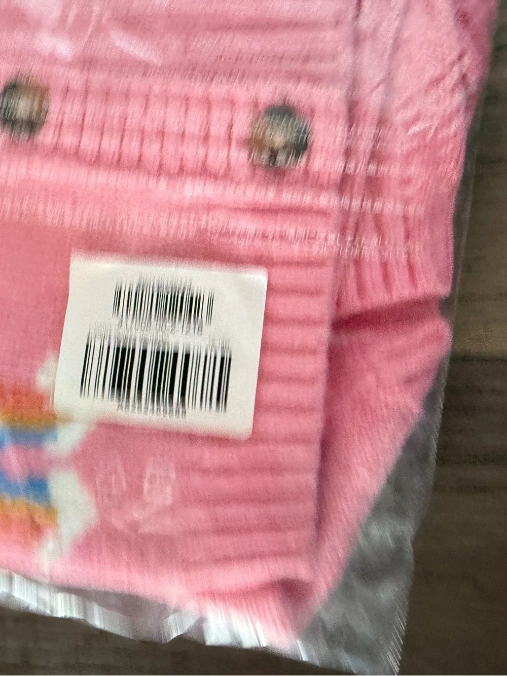 NWT-Old Navy Pink Knit Cardigan with Rainbow Detail-size 12-18 months